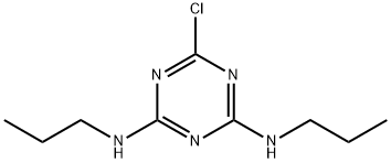 1,3,5-Triazine-2,4-diamine, 6-chloro-N2,N4-dipropyl-,3071-66-7,结构式