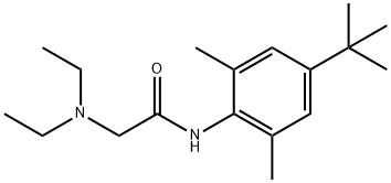 N-(4-(tert-butyl)-2,6-dimethylphenyl)-2-(diethylamino)acetamide,307343-17-5,结构式