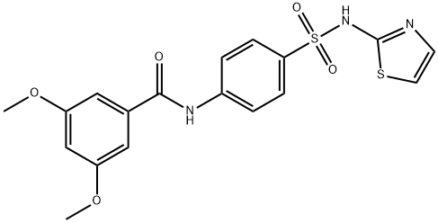 3,5-dimethoxy-N-(4-(N-(thiazol-2-yl)sulfamoyl)phenyl)benzamide Structure