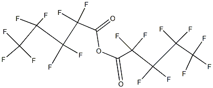 Nonafluoropentanoic anhydride Structure