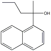 2-naphthalen-1-ylpentan-2-ol Structure