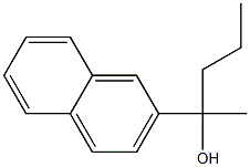 2-naphthalen-2-ylpentan-2-ol Structure