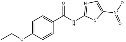 Benzamide, 4-ethoxy-N-(5-nitro-2-thiazolyl) 化学構造式