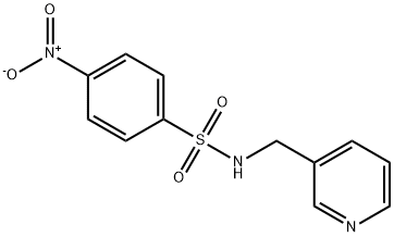 4-nitro-N-(pyridin-3-ylmethyl)benzenesulfonamide Structure