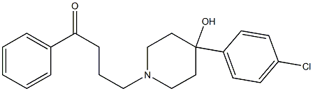 1-Butanone,4-[4-(4-chlorophenyl)-4-hydroxy-1-piperidinyl]-1-phenyl- Structure