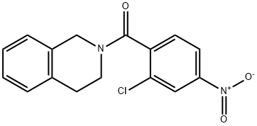 (2-chloro-4-nitrophenyl)-(3,4-dihydro-1H-isoquinolin-2-yl)methanone Structure