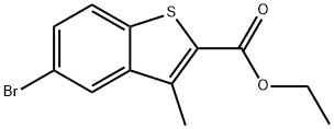 ethyl 5-bromo-3-methylbenzo[b]thiophene-2-carboxylate 结构式