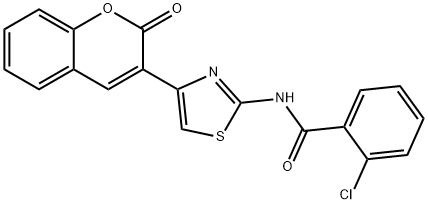 2-chloro-N-(4-(2-oxo-2H-chromen-3-yl)thiazol-2-yl)benzamide Structure