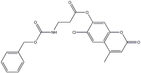 313471-15-7 6-chloro-4-methyl-2-oxo-2H-chromen-7-yl 3-(((benzyloxy)carbonyl)amino)propanoate