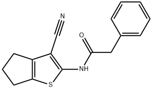 N-(3-cyano-5,6-dihydro-4H-cyclopenta[b]thiophen-2-yl)-2-phenylacetamide|