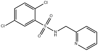 2,5-dichloro-N-(2-pyridinylmethyl)benzenesulfonamide Structure