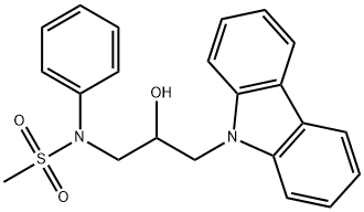 N-(3-(9H-carbazol-9-yl)-2-hydroxypropyl)-N-phenylmethanesulfonamide|