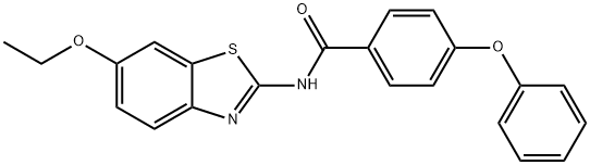 N-(6-ethoxybenzo[d]thiazol-2-yl)-4-phenoxybenzamide Structure