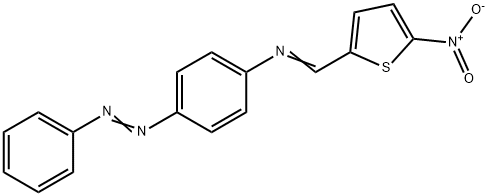 N-[(5-nitro-2-thienyl)methylene]-4-(phenyldiazenyl)aniline 结构式