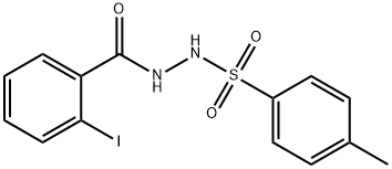 2-iodo-N'-[(4-methylphenyl)sulfonyl]benzohydrazide 结构式