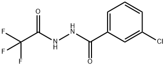 3-chloro-N'-(trifluoroacetyl)benzohydrazide 结构式