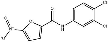 N-(3,4-dichlorophenyl)-5-nitrofuran-2-carboxamide 结构式