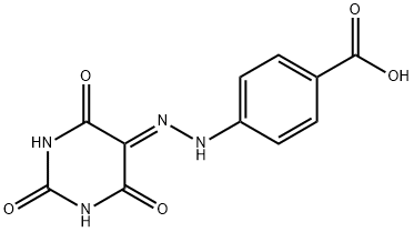 4-[2-(2,4,6-trioxo-1,3-diazinan-5-ylidene)hydrazinyl]benzoic acid|