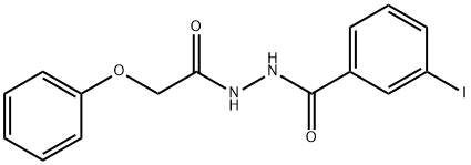 3-iodo-N'-(phenoxyacetyl)benzohydrazide,314766-17-1,结构式