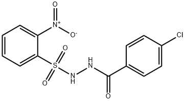 4-chloro-N'-[(2-nitrophenyl)sulfonyl]benzohydrazide|