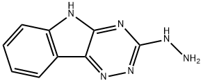 5H-[1,2,4]triazino[5,6-b]indol-3-ylhydrazine Structure