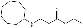 ethyl 3-(cyclooctylamino)propanoate, 31540-38-2, 结构式