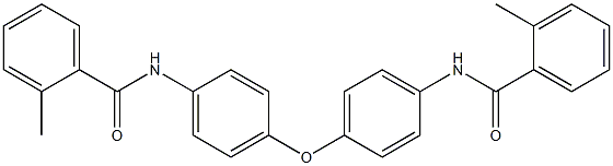 N,N'-[oxybis(4,1-phenylene)]bis(2-methylbenzamide) Structure