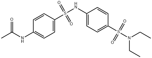 N-{4-[({4-[(diethylamino)sulfonyl]phenyl}amino)sulfonyl]phenyl}acetamide|