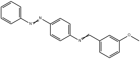 N-(3-methoxybenzylidene)-4-(phenyldiazenyl)aniline Struktur