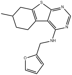 N-(furan-2-ylmethyl)-7-methyl-5,6,7,8-tetrahydrobenzo[4,5]thieno[2,3-d]pyrimidin-4-amine|