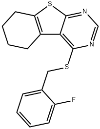 4-((2-fluorobenzyl)thio)-5,6,7,8-tetrahydrobenzo[4,5]thieno[2,3-d]pyrimidine|