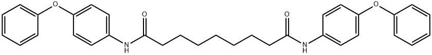 N,N'-bis(4-phenoxyphenyl)nonanediamide Structure