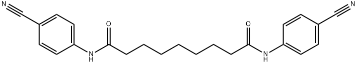 N,N'-bis(4-cyanophenyl)nonanediamide 结构式