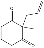 1,3-Cyclohexanedione, 2-methyl-2-(2-propenyl)- Structure