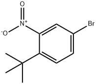 4-Bromo-1-tert-butyl-2-nitro-benzene Structure