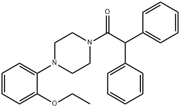 1-[4-(2-ethoxyphenyl)piperazin-1-yl]-2,2-diphenylethanone Struktur
