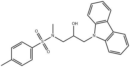 N-(3-(9H-carbazol-9-yl)-2-hydroxypropyl)-N,4-dimethylbenzenesulfonamide|