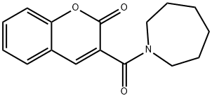 3-(azepane-1-carbonyl)-2H-chromen-2-one 结构式