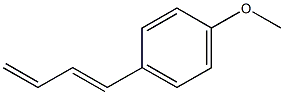 1-[(1E)-buta-1,3-dienyl]-4-methoxybenzene Struktur