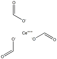 Formic acid, cerium(3+) salt Structure