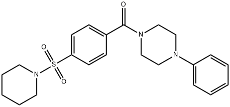 325694-84-6 (4-phenylpiperazin-1-yl)(4-(piperidin-1-ylsulfonyl)phenyl)methanone