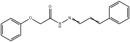 2-phenoxy-N'-[(1Z,2E)-3-phenylprop-2-en-1-ylidene]acetohydrazide Structure