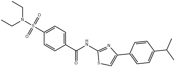4-(N,N-diethylsulfamoyl)-N-(4-(4-isopropylphenyl)thiazol-2-yl)benzamide|