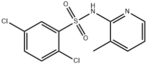2,5-dichloro-N-(3-methylpyridin-2-yl)benzenesulfonamide Structure