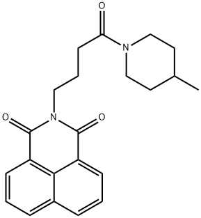 2-(4-(4-methylpiperidin-1-yl)-4-oxobutyl)-1H-benzo[de]isoquinoline-1,3(2H)-dione|