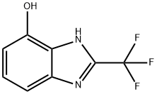 2-Trifluoromethyl-1H-benzoimidazol-4-ol Struktur