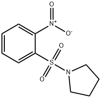 1-(2-硝基苯磺酰基)吡咯烷, 327069-81-8, 结构式