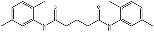 N,N'-bis(2,5-dimethylphenyl)pentanediamide Structure