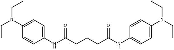 N,N'-bis[4-(diethylamino)phenyl]pentanediamide Structure