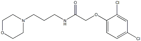 2-(2,4-dichlorophenoxy)-N-(3-morpholin-4-ylpropyl)acetamide|
